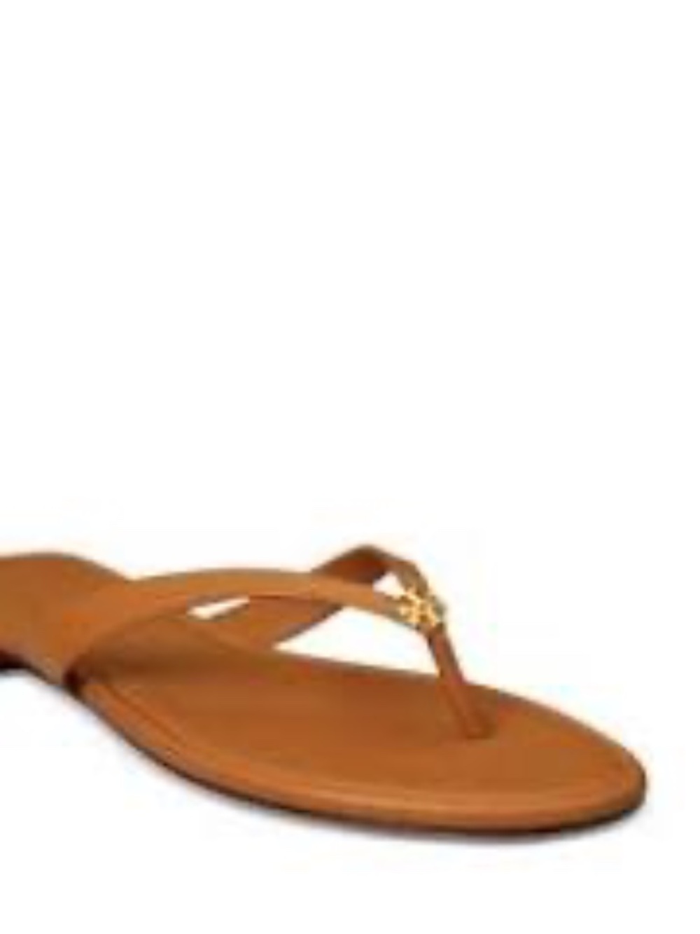 NIB Tory Burch Capri Classic Flip Flops CARAMEL